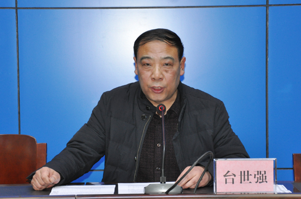 台世强总经理作动员讲话